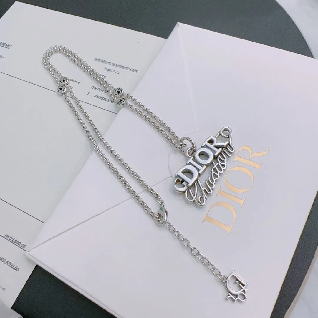 【DIOR】ネックレス、新しいネックレス万能シンプルファッションオーナメント 241015