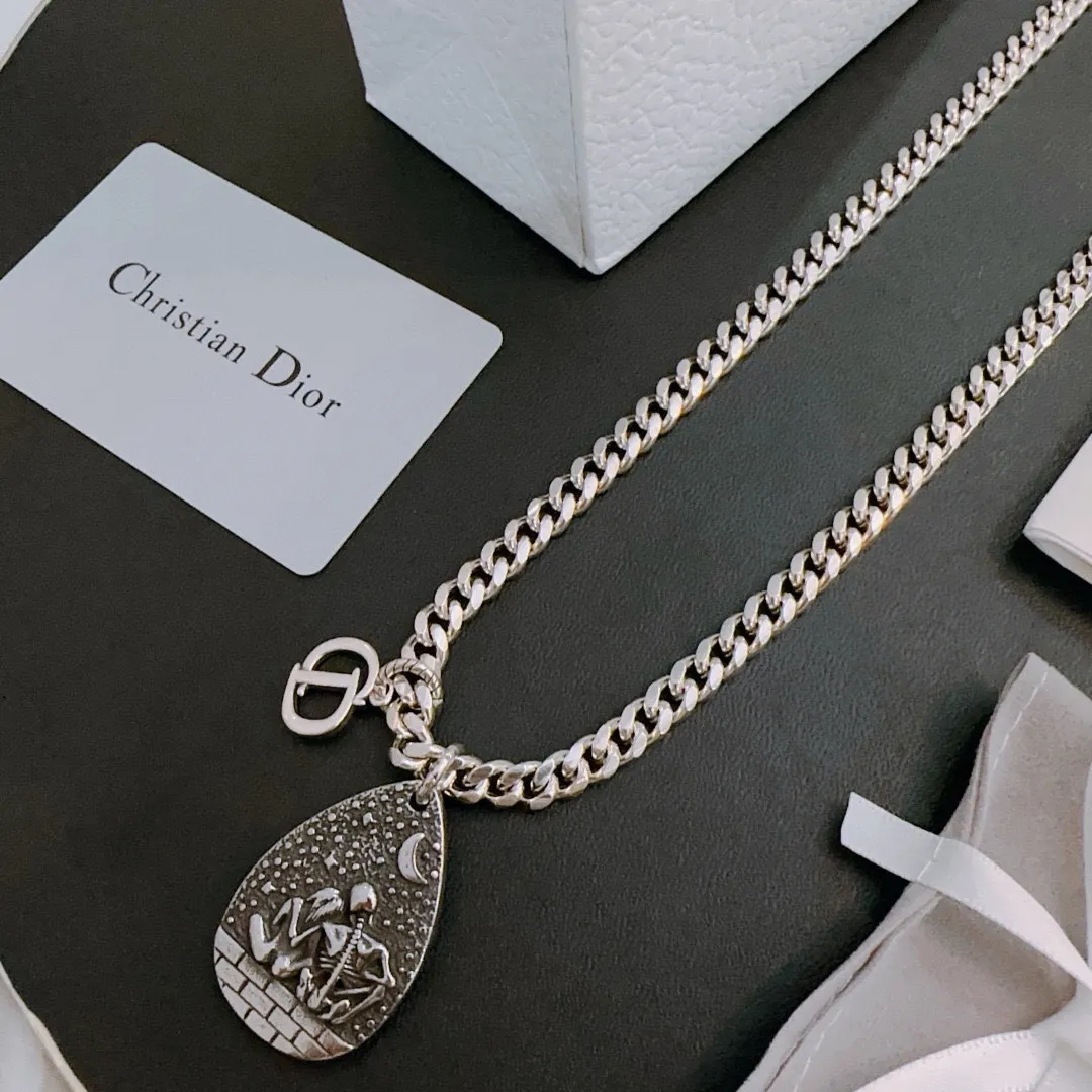 【DIOR】ネックレス、新しいネックレス万能シンプルファッションオーナメント 241015
