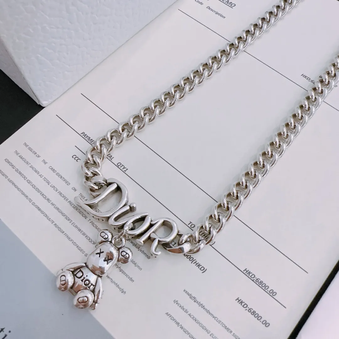 【DIOR】ネックレス、新しいネックレス万能シンプルファッションオーナメント240812