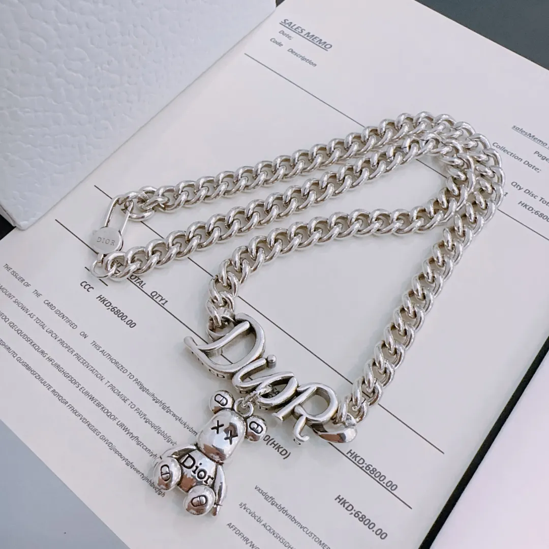 【DIOR】ネックレス、新しいネックレス万能シンプルファッションオーナメント240812
