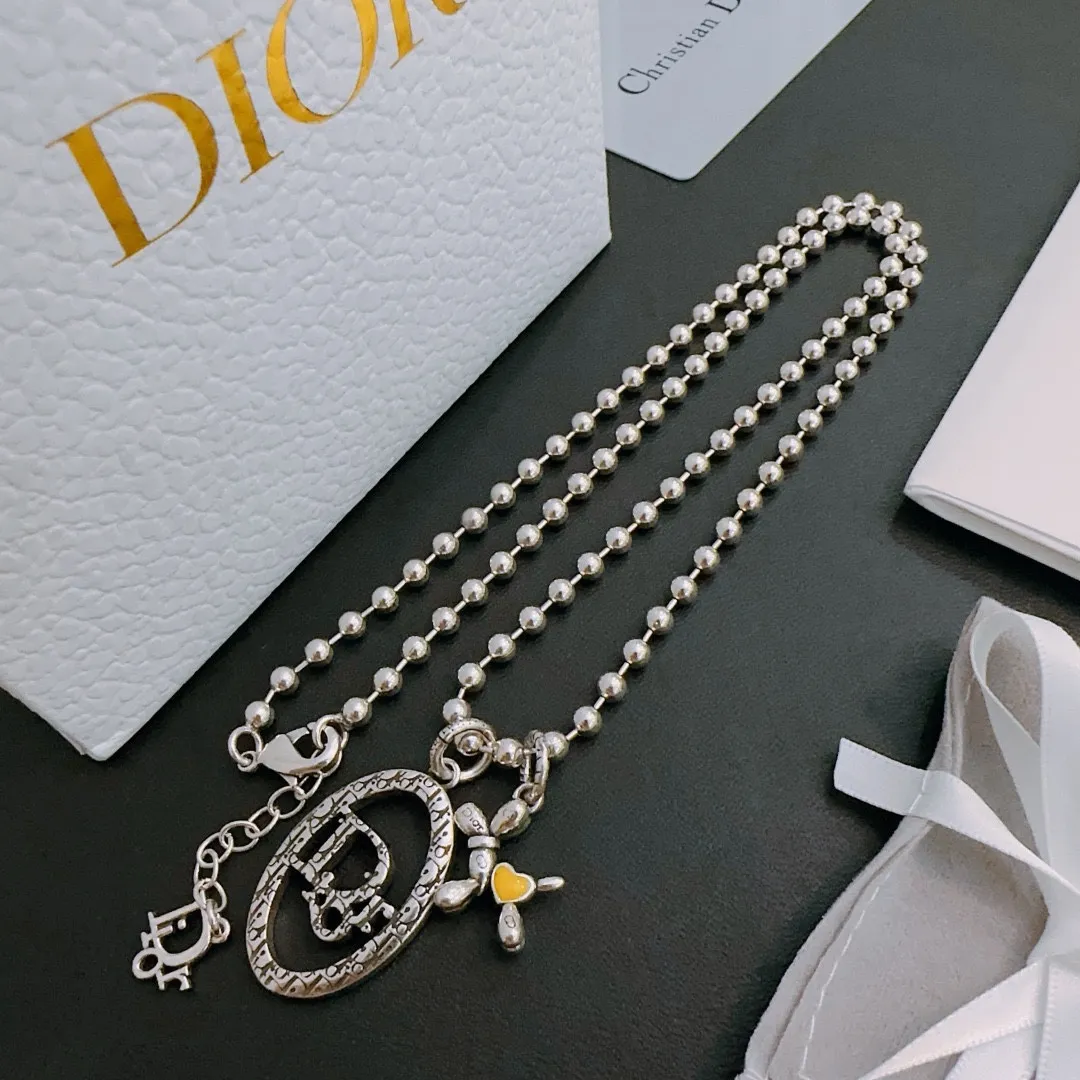 【DIOR】ネックレス、新しいネックレス万能シンプルファッションオーナメント 240730