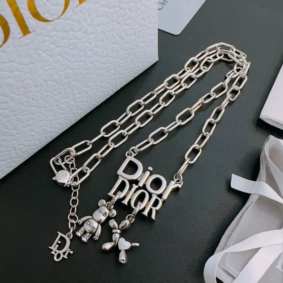 【DIOR】ネックレス、新しいネックレス万能シンプルファッションオーナメント 240730