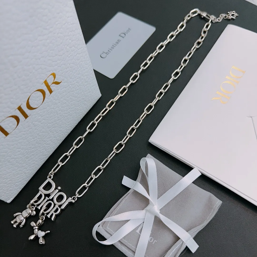 【DIOR】ネックレス、新しいネックレス万能シンプルファッションオーナメント 240730