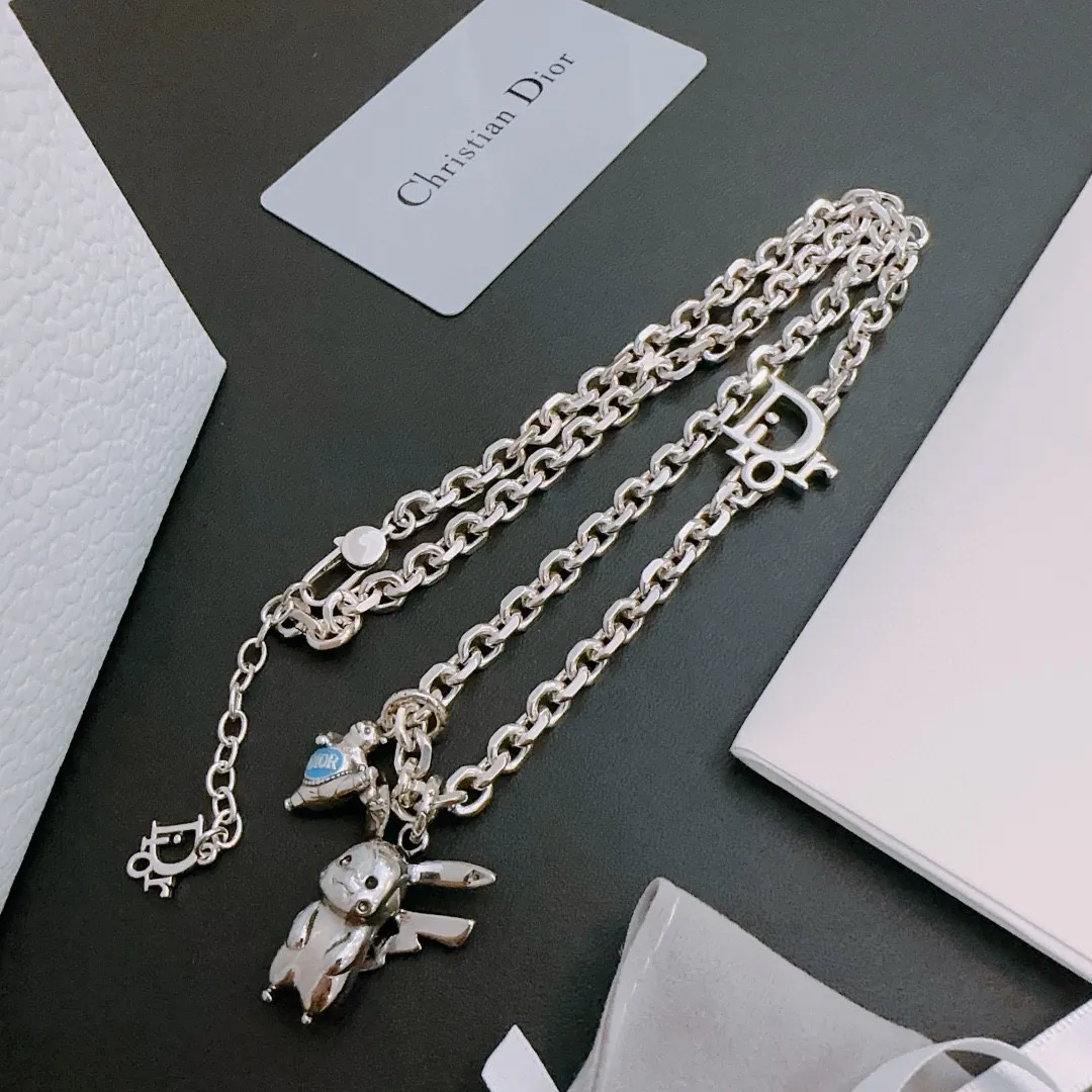 【DIOR】ネックレス、新しいネックレス万能シンプルファッションオーナメント 240730