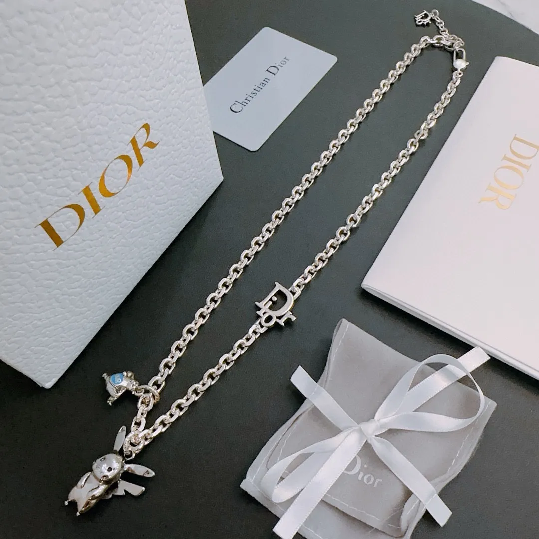 【DIOR】ネックレス、新しいネックレス万能シンプルファッションオーナメント 240730