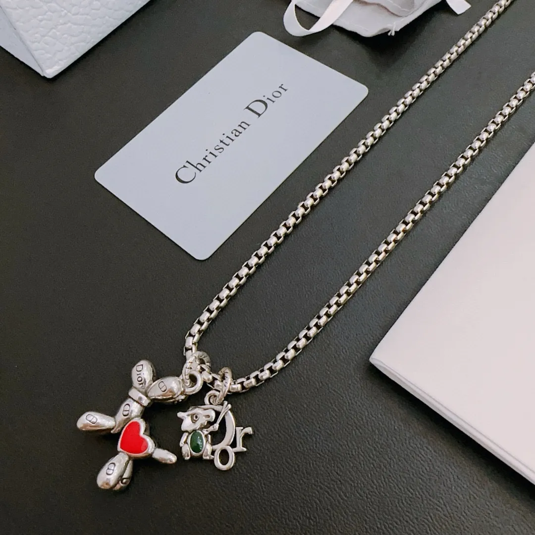 【DIOR】ネックレス、新しいネックレス万能シンプルファッションオーナメント 240730