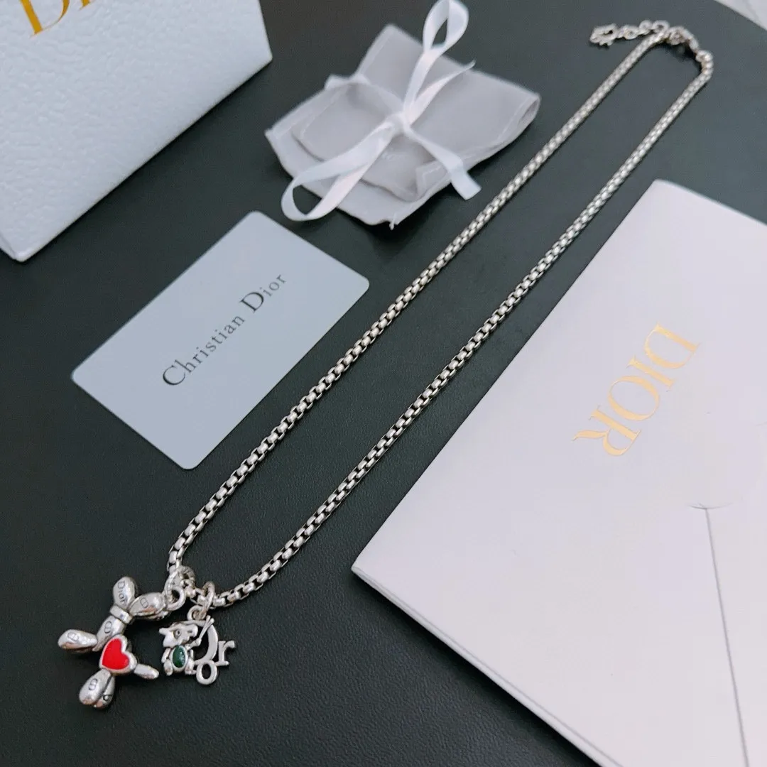 【DIOR】ネックレス、新しいネックレス万能シンプルファッションオーナメント 240730