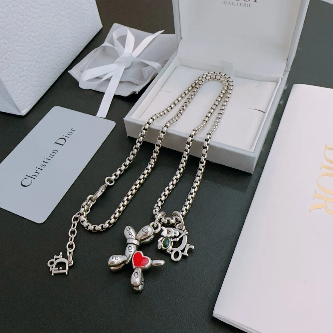 【DIOR】ネックレス、新しいネックレス万能シンプルファッションオーナメント 240730