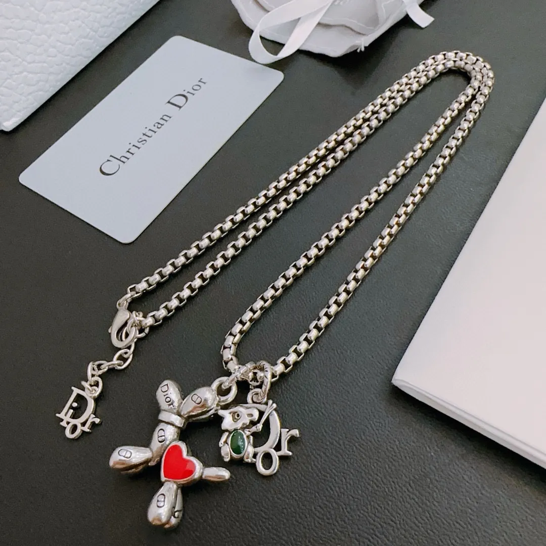 【DIOR】ネックレス、新しいネックレス万能シンプルファッションオーナメント 240730