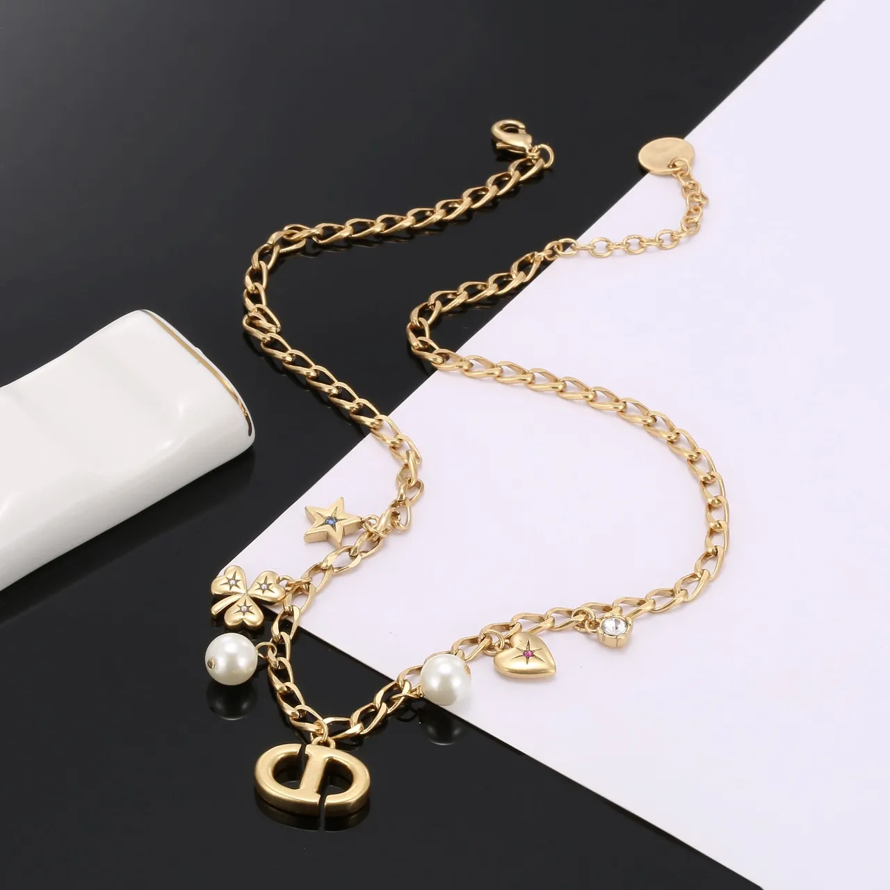 【DIOR】ネックレス、新しいネックレス万能シンプルファッションオーナメント