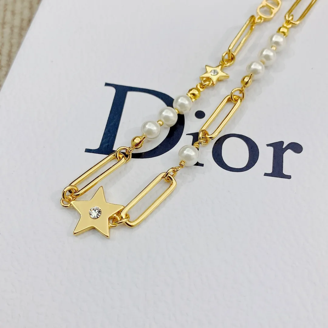 【DIOR】ネックレス、新しいネックレス万能シンプルファッションオーナメント