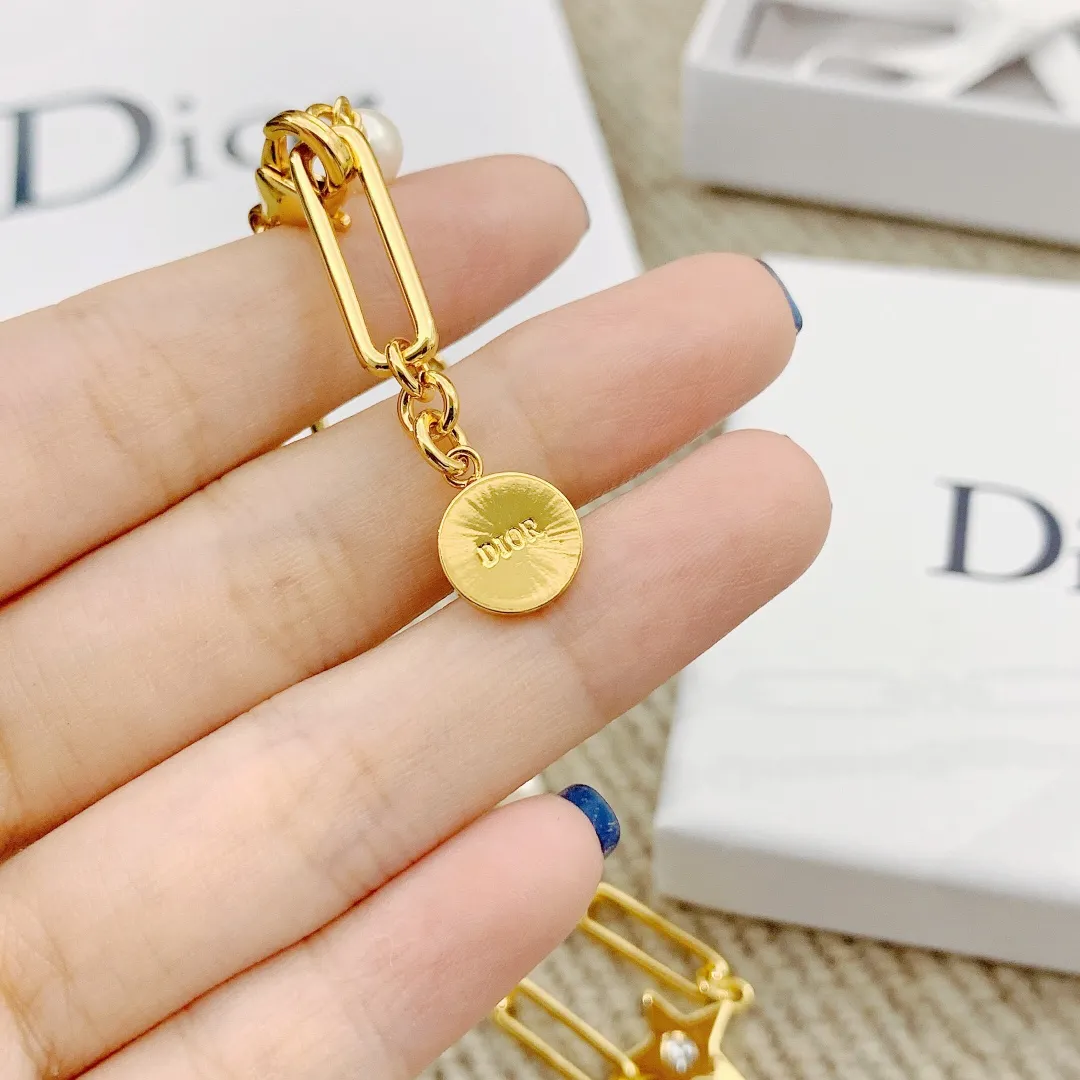 【DIOR】ネックレス、新しいネックレス万能シンプルファッションオーナメント