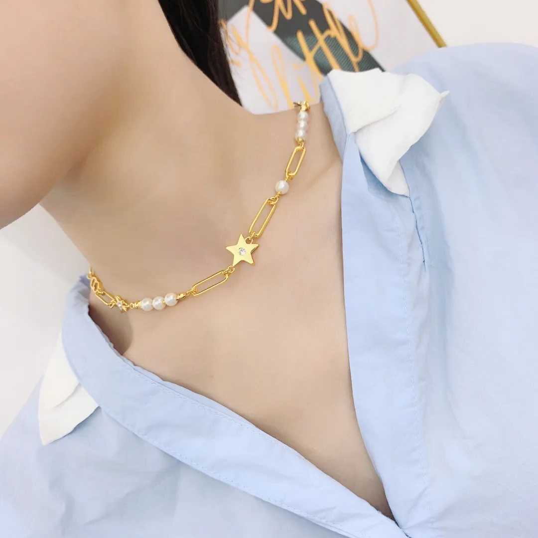 【DIOR】ネックレス、新しいネックレス万能シンプルファッションオーナメント