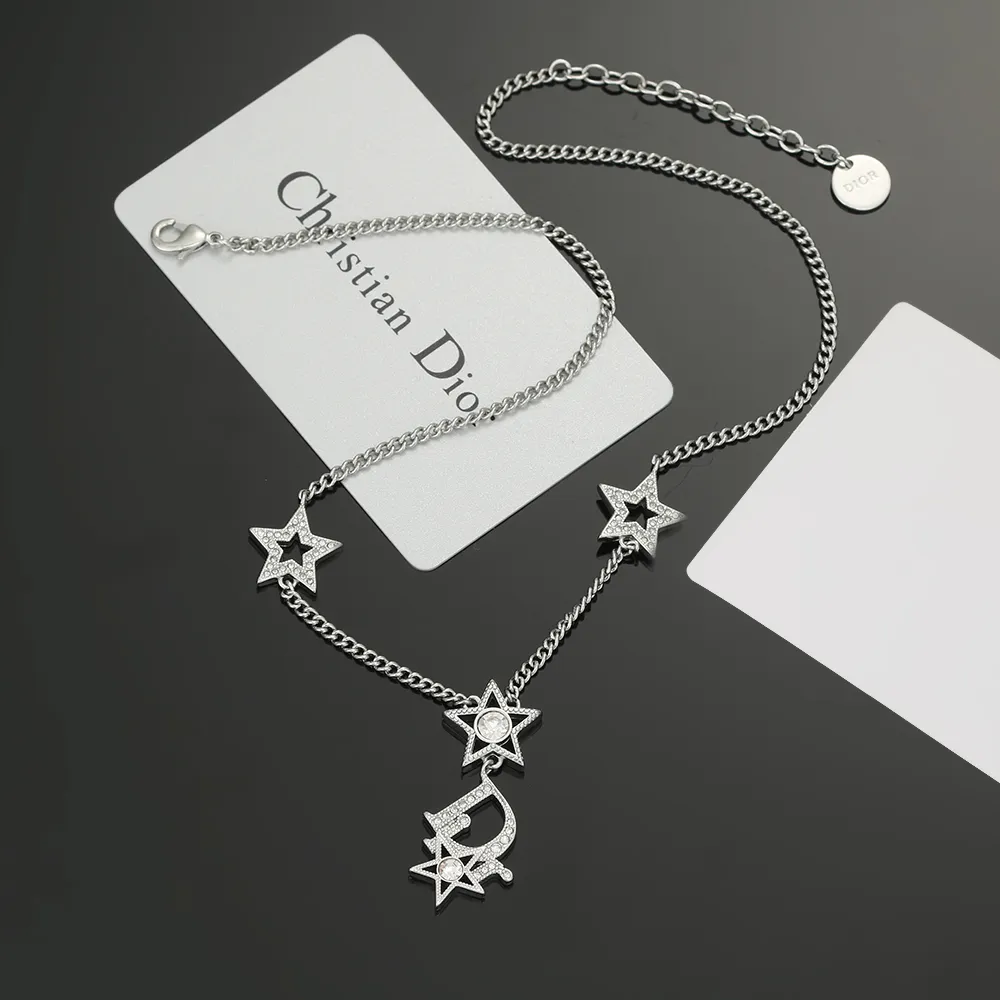 【DIOR】ネックレス、新しいネックレス万能シンプルファッションオーナメント