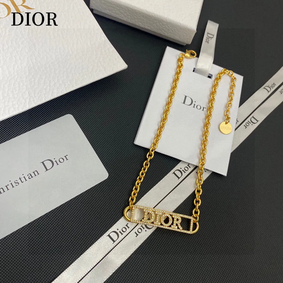 【DIOR】ネックレス、新しいネックレス万能シンプルファッションオーナメント