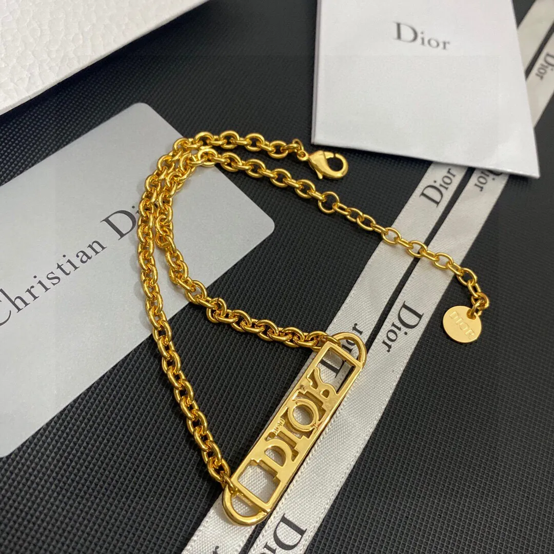 【DIOR】ネックレス、新しいネックレス万能シンプルファッションオーナメント