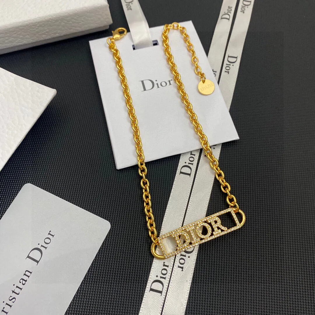 【DIOR】ネックレス、新しいネックレス万能シンプルファッションオーナメント