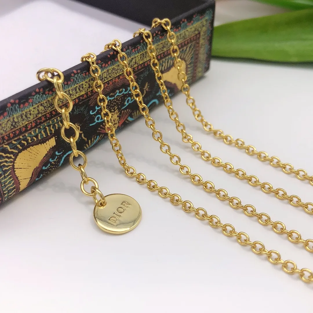 【DIOR】ネックレス、新しいネックレス万能シンプルファッションオーナメント