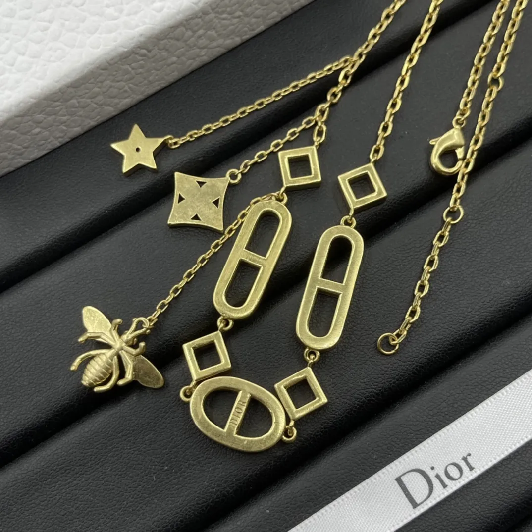 【DIOR】ネックレス、新しいネックレス万能シンプルファッションオーナメント