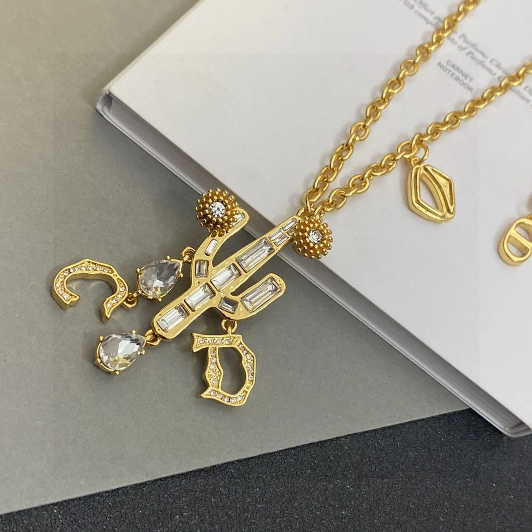 【DIOR】ネックレス、新しいネックレス万能シンプルファッションオーナメント