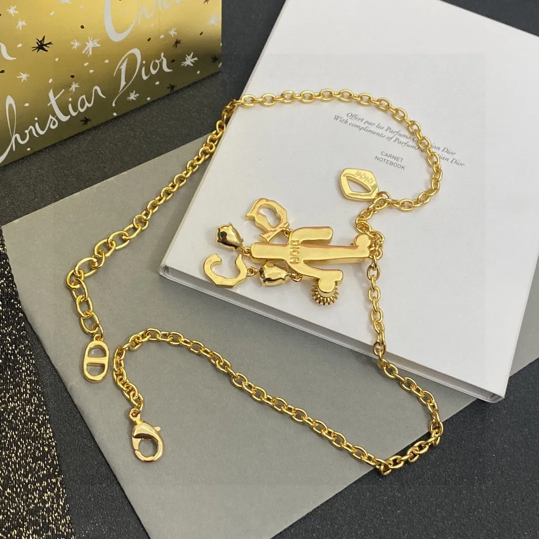 【DIOR】ネックレス、新しいネックレス万能シンプルファッションオーナメント