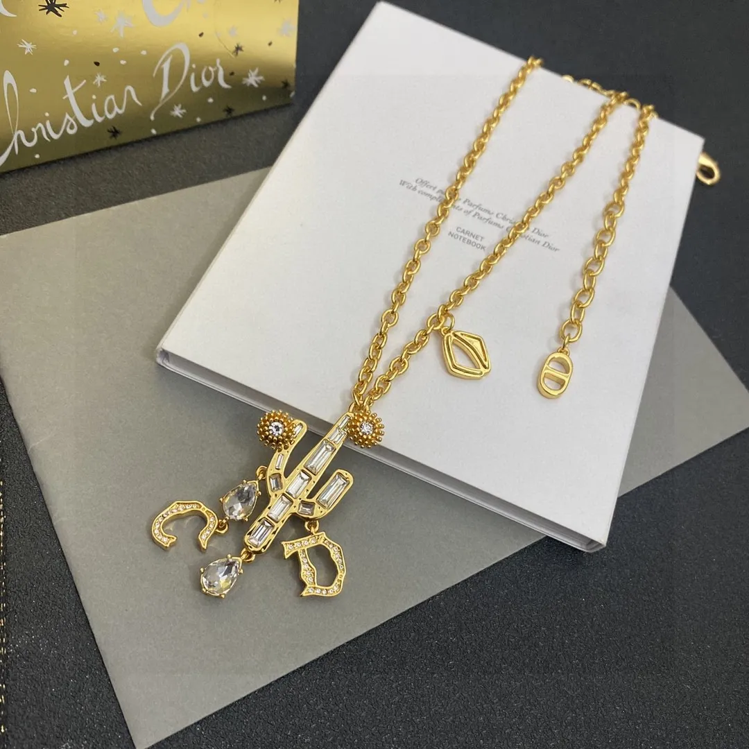 【DIOR】ネックレス、新しいネックレス万能シンプルファッションオーナメント