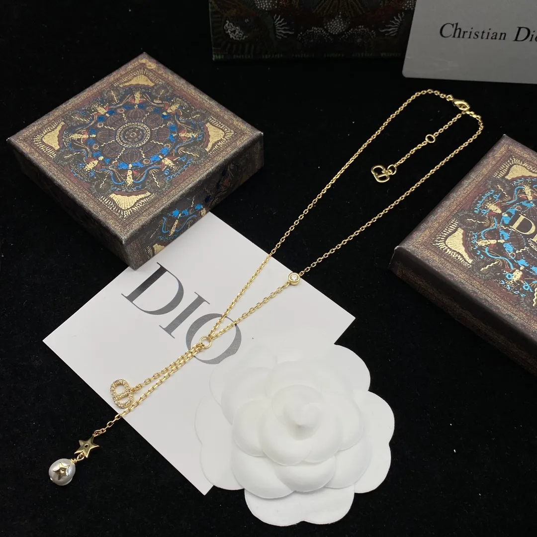 【DIOR】ネックレス、新しいネックレス万能シンプルファッションオーナメント