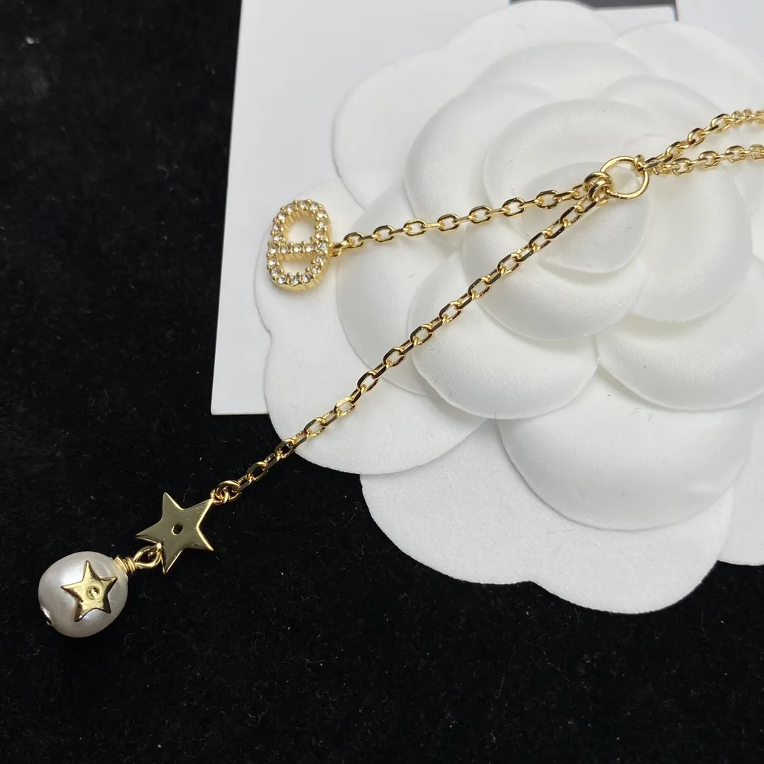 【DIOR】ネックレス、新しいネックレス万能シンプルファッションオーナメント