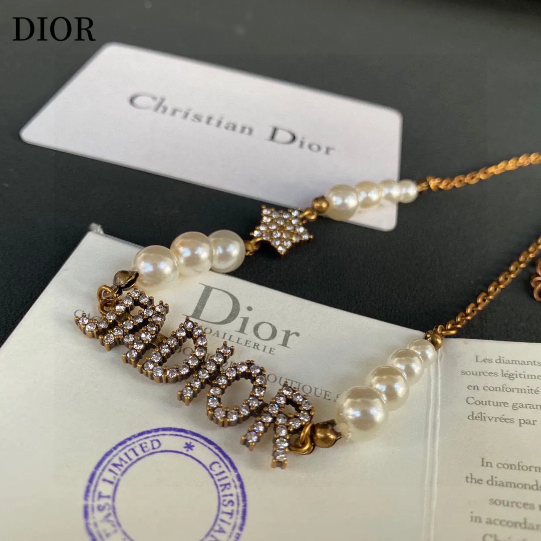 【DIOR】ネックレス、新しいネックレス万能シンプルファッションオーナメント