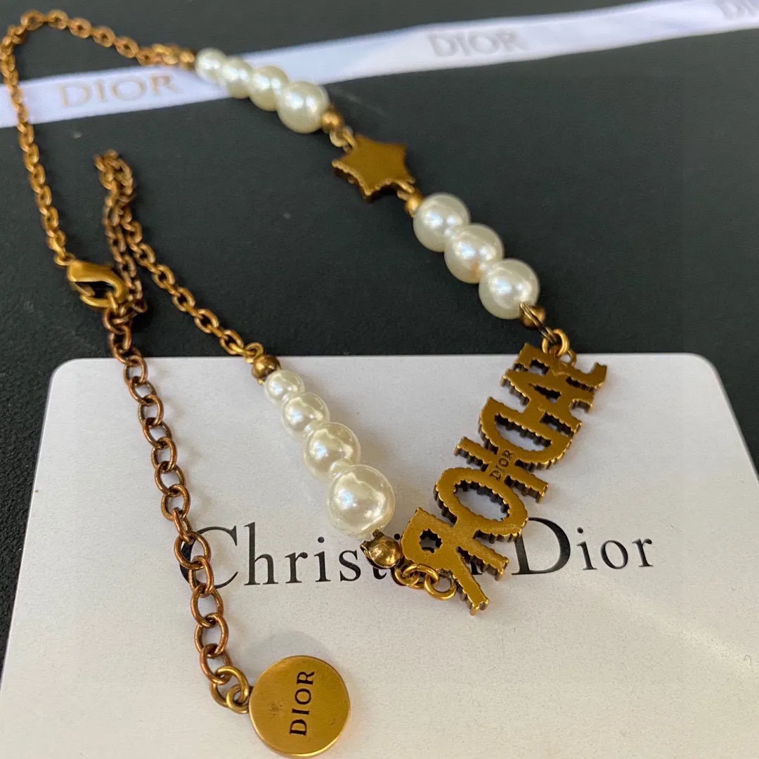 【DIOR】ネックレス、新しいネックレス万能シンプルファッションオーナメント
