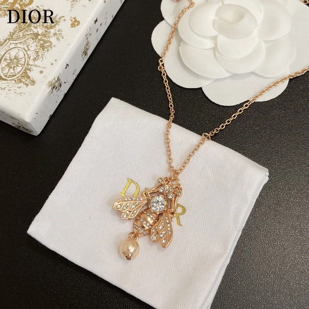 【DIOR】ネックレス、新しいネックレス万能シンプルファッションオーナメント