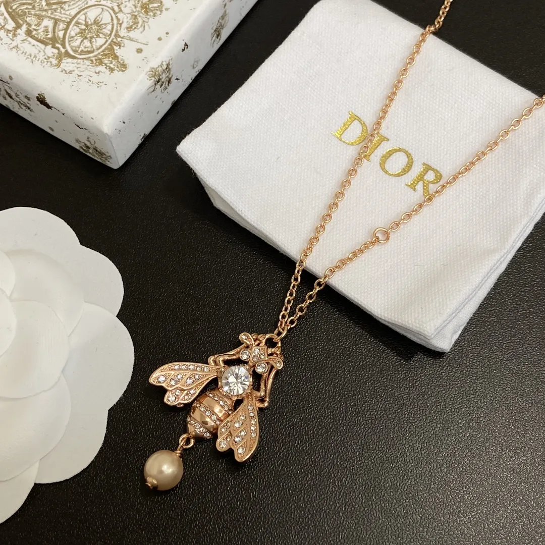 【DIOR】ネックレス、新しいネックレス万能シンプルファッションオーナメント