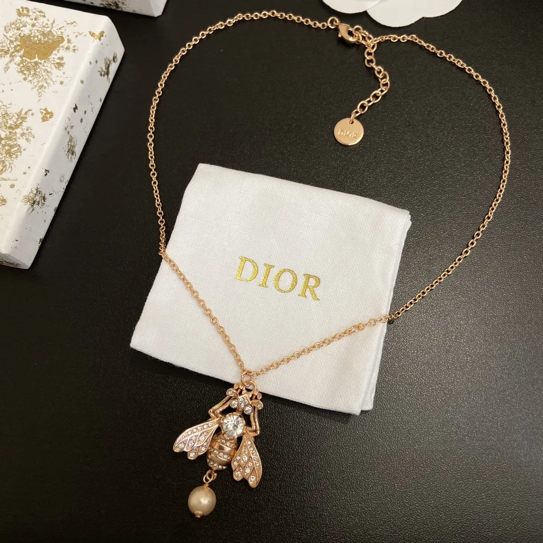 【DIOR】ネックレス、新しいネックレス万能シンプルファッションオーナメント
