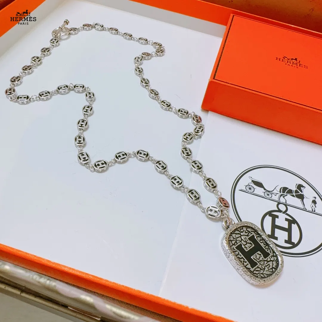 【HERMES】ネックレス、新しいネックレス万能シンプルファッションオーナメント 240730
