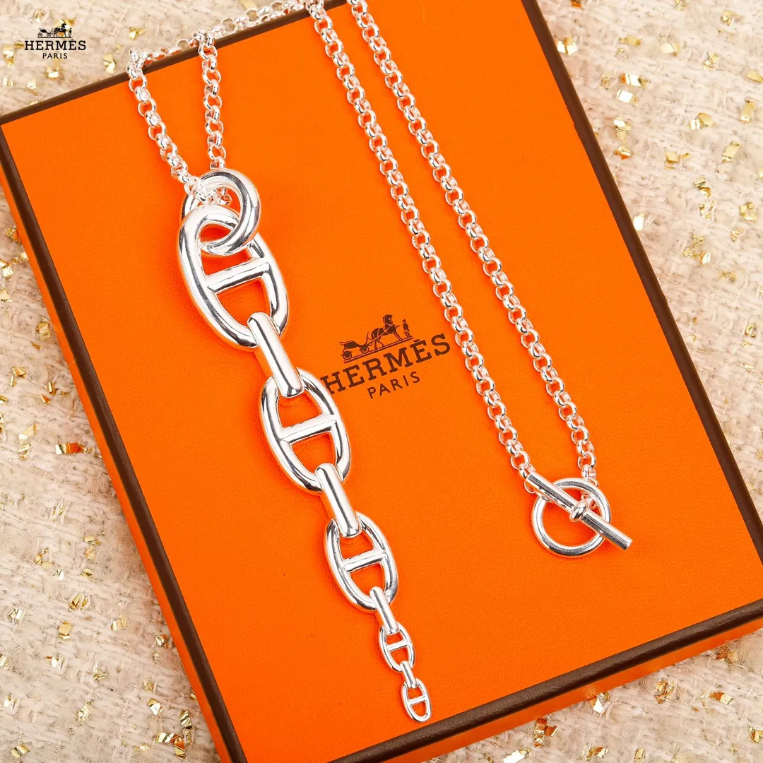 【HERMES】ネックレス、新しいネックレス万能シンプルファッションオーナメント 240730