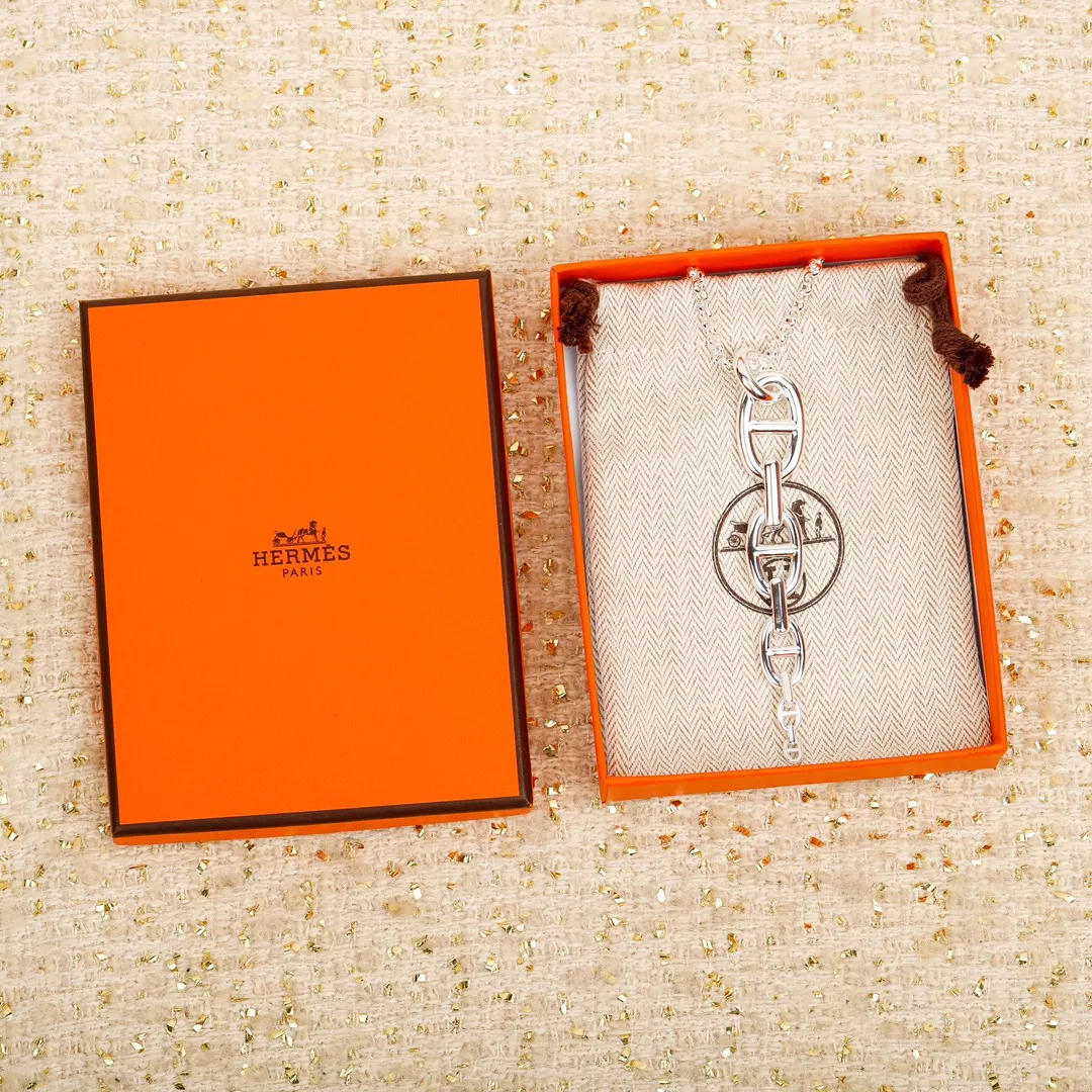 【HERMES】ネックレス、新しいネックレス万能シンプルファッションオーナメント 240730