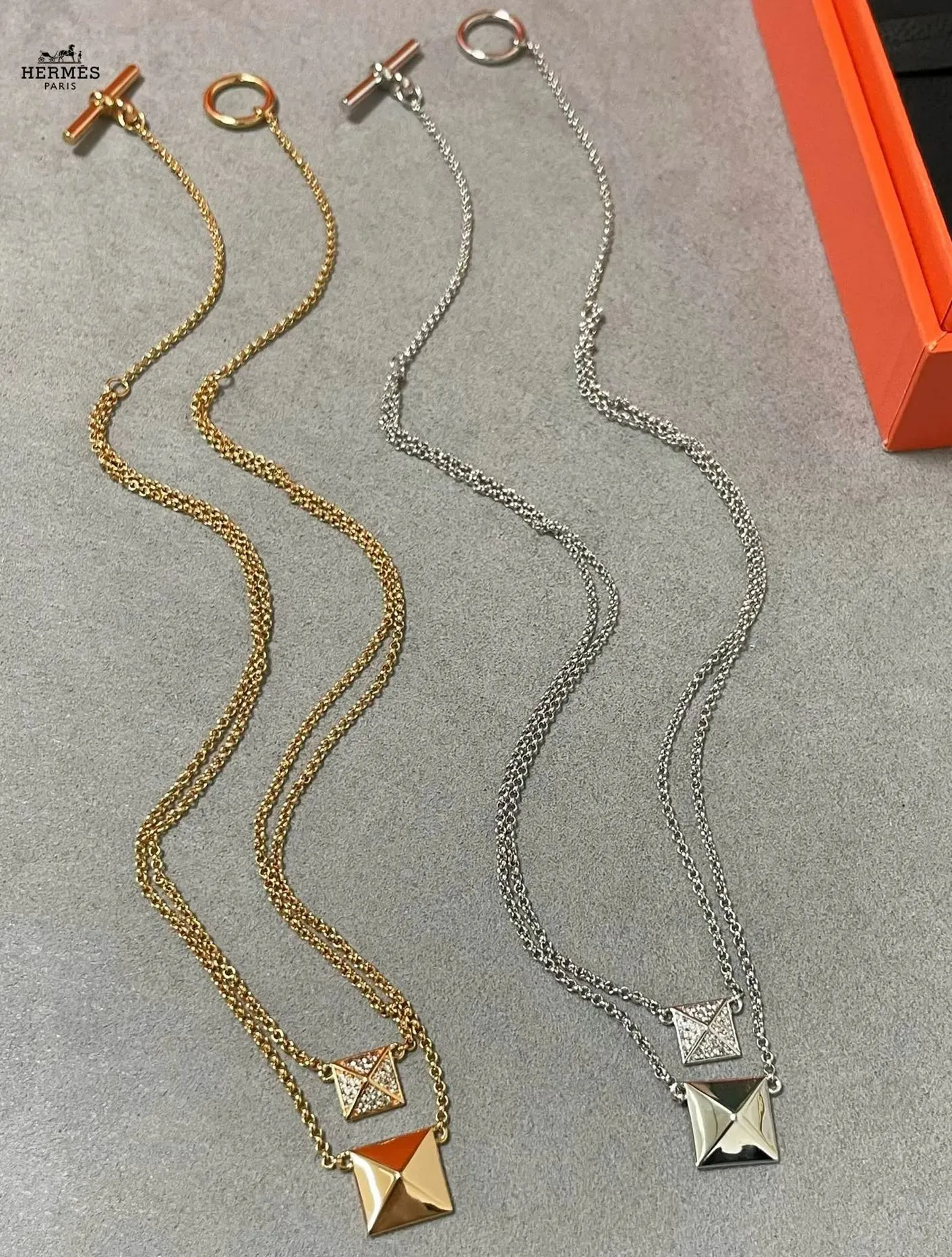 【HERMES】ネックレス、新しいネックレス万能シンプルファッションオーナメント 240730