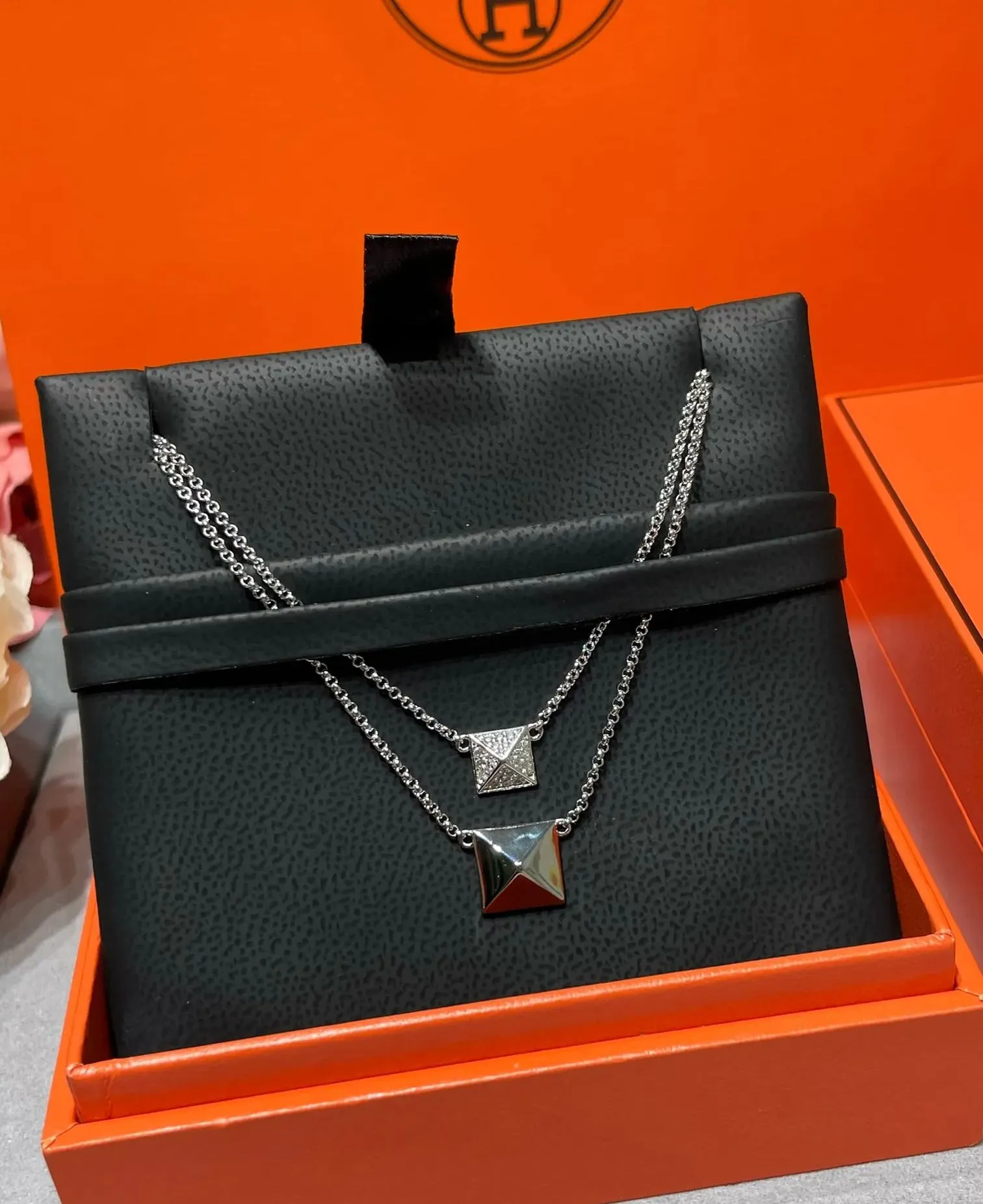 【HERMES】ネックレス、新しいネックレス万能シンプルファッションオーナメント 240730