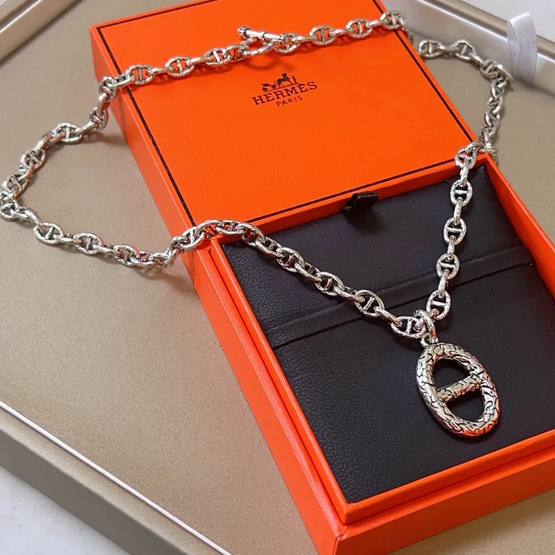 【HERMES】ネックレス、新しいネックレス万能シンプルファッションオーナメント 2473