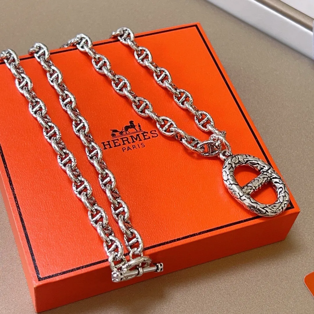 【HERMES】ネックレス、新しいネックレス万能シンプルファッションオーナメント 2473