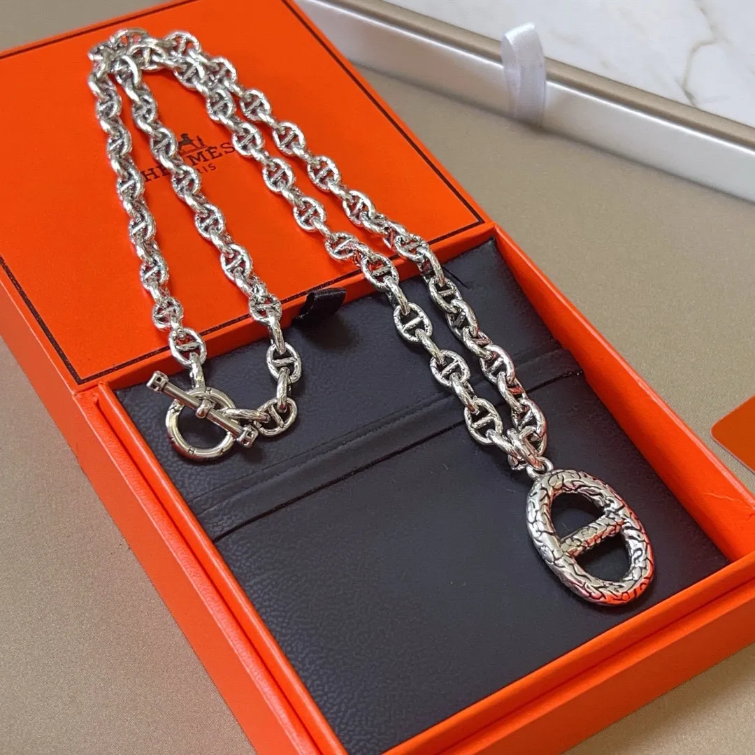 【HERMES】ネックレス、新しいネックレス万能シンプルファッションオーナメント 2473