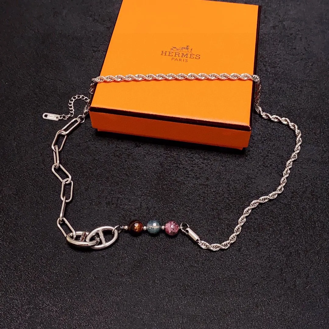 【HERMES】ネックレス、新しいネックレス万能シンプルファッションオーナメント 2473