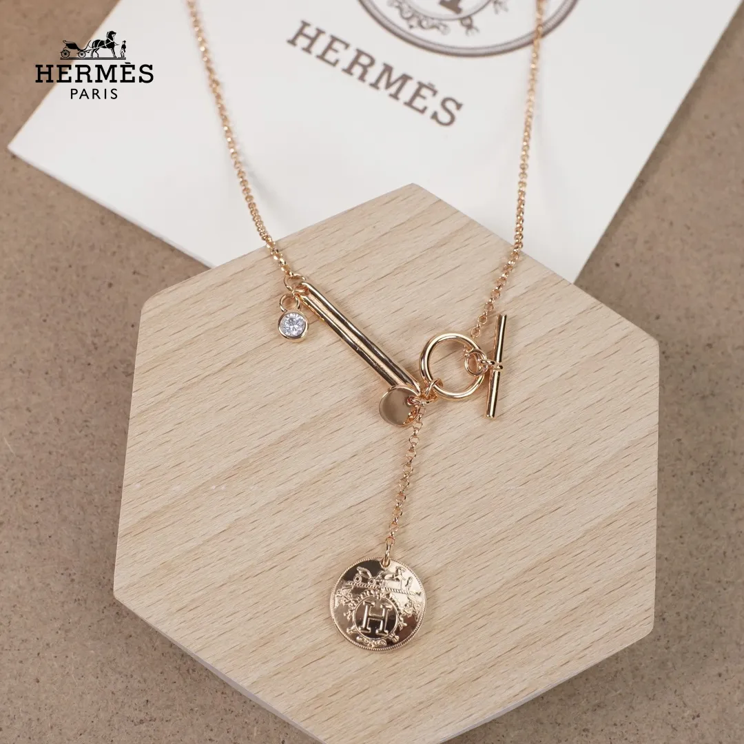 【HERMES】ネックレス、新しいネックレス万能シンプルファッションオーナメント 2473