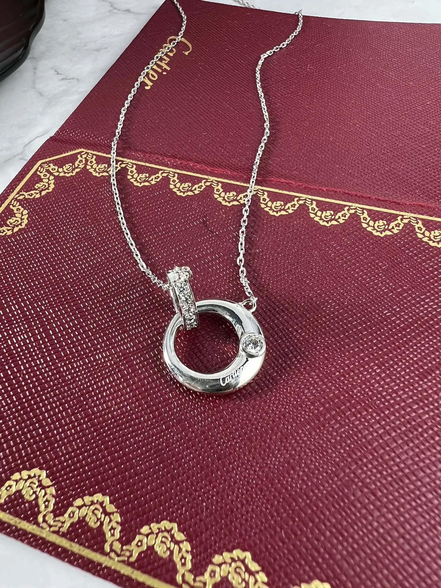【CARTIER】ネックレス、新しいネックレス万能シンプルファッションオーナメント 2472
