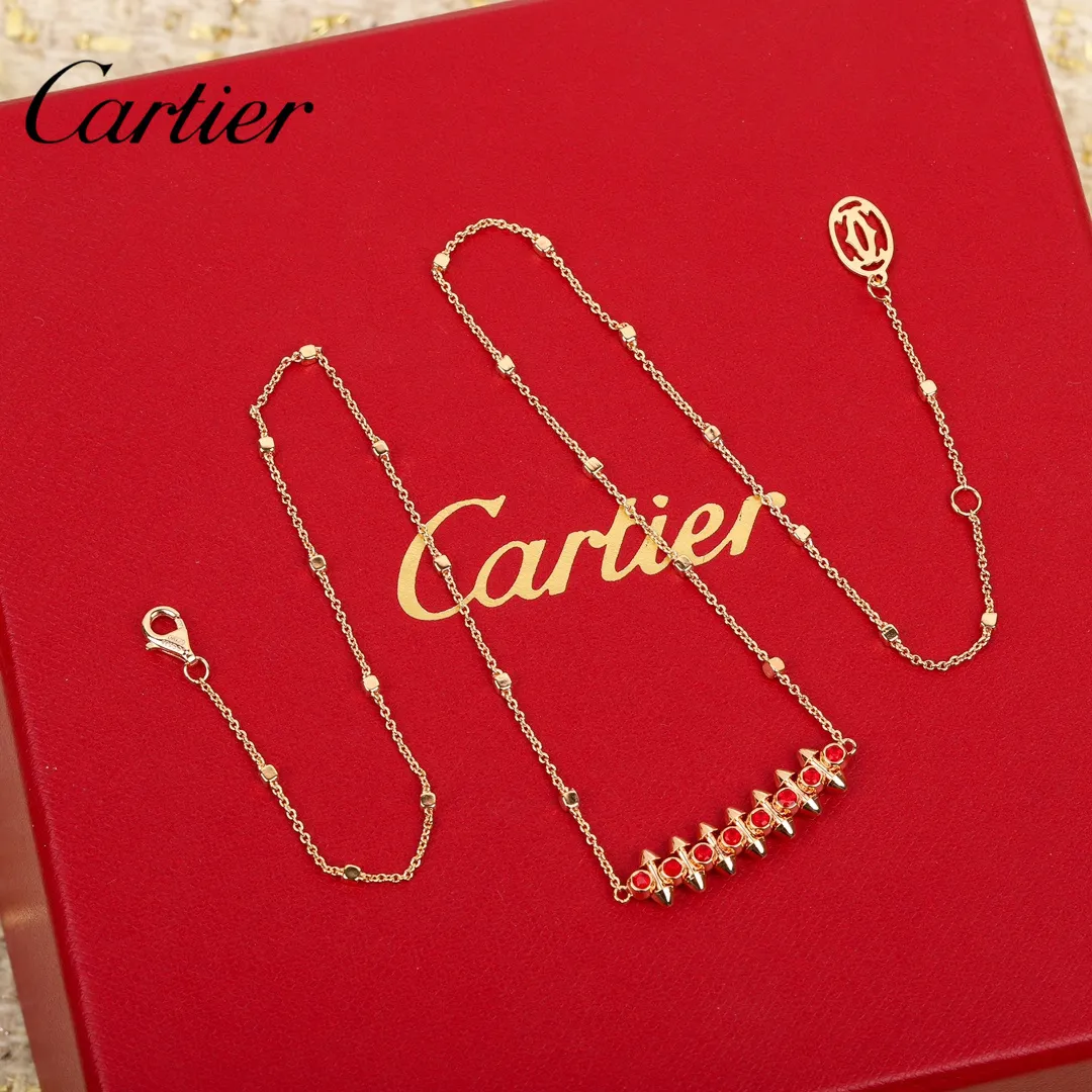 【CARTIER】ネックレス、新しいネックレス万能シンプルファッションオーナメント
