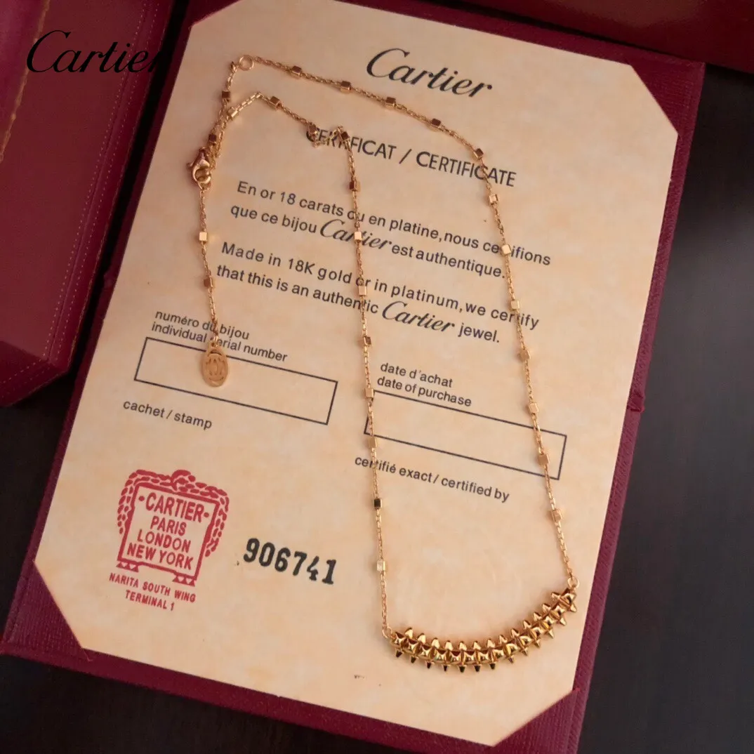 【CARTIER】ネックレス、新しいネックレス万能シンプルファッションオーナメント