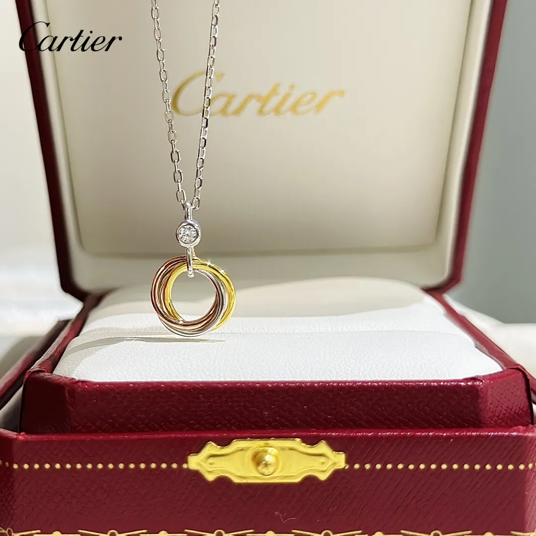 【CARTIER】ネックレス、新しいネックレス万能シンプルファッションオーナメント