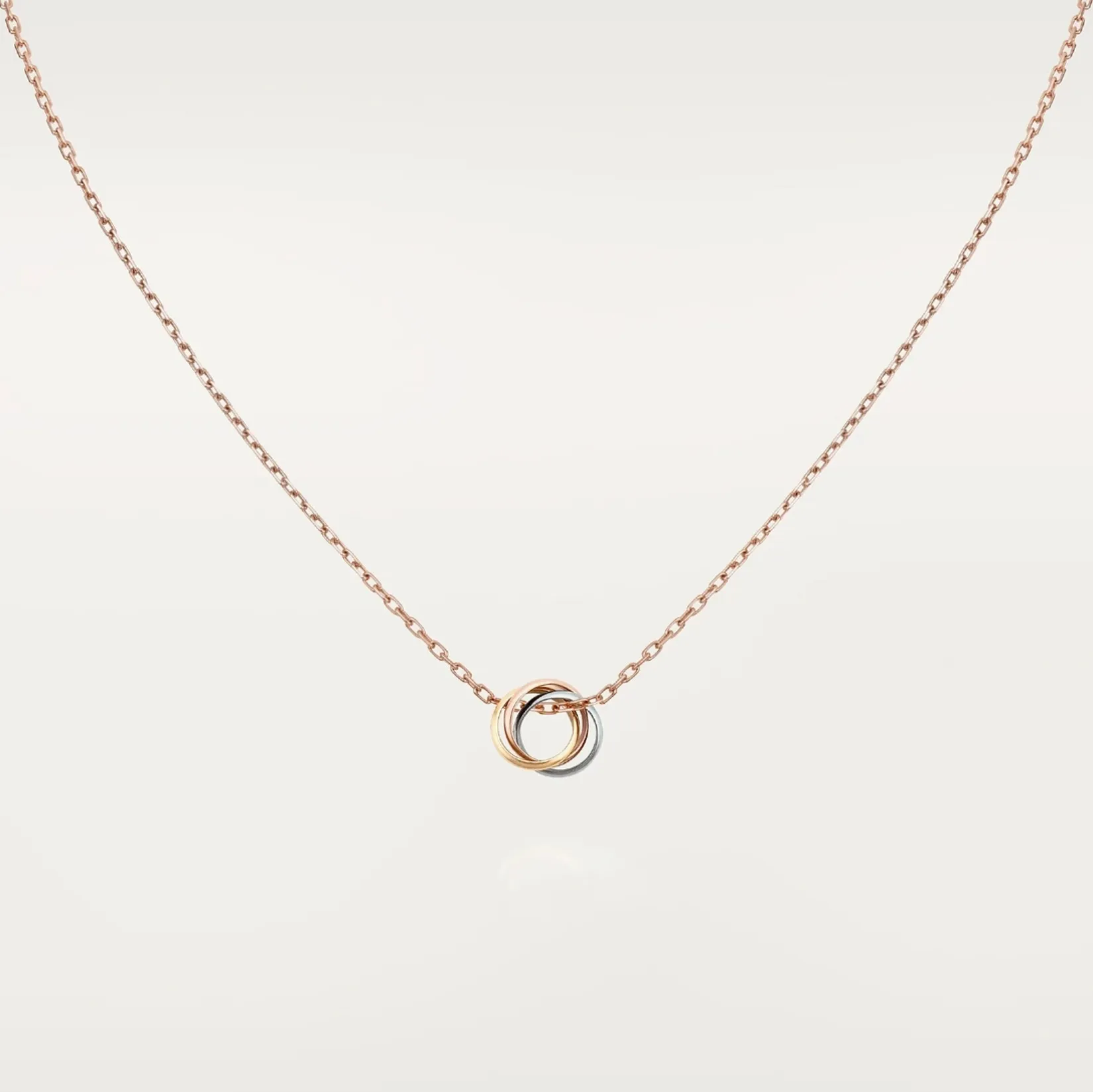 大人気！【カルティエ】ギフトに◎ トリニティ ネックレス 18K