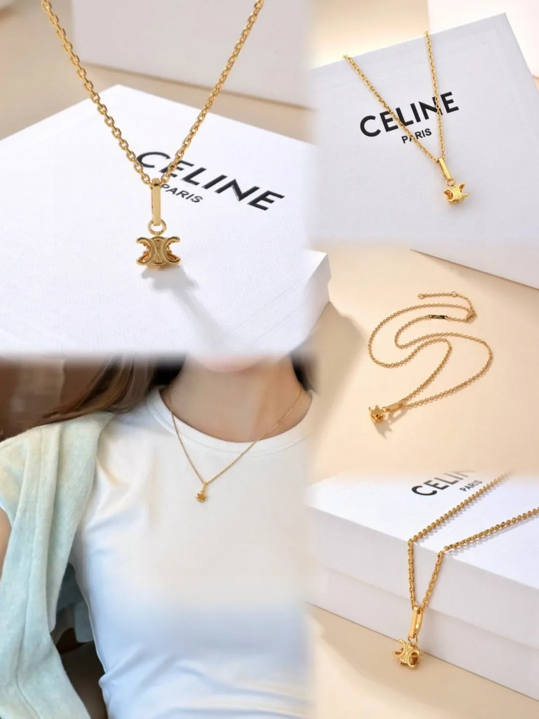 【CELINE】ネックレス、新しいネックレス万能シンプルファッションオーナメント 240729