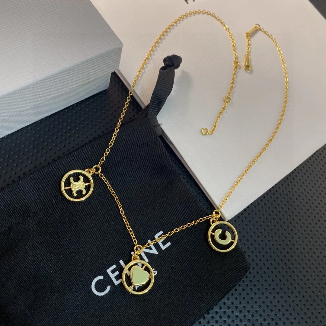 【CELINE】ネックレス、新しいネックレス万能シンプルファッションオーナメント